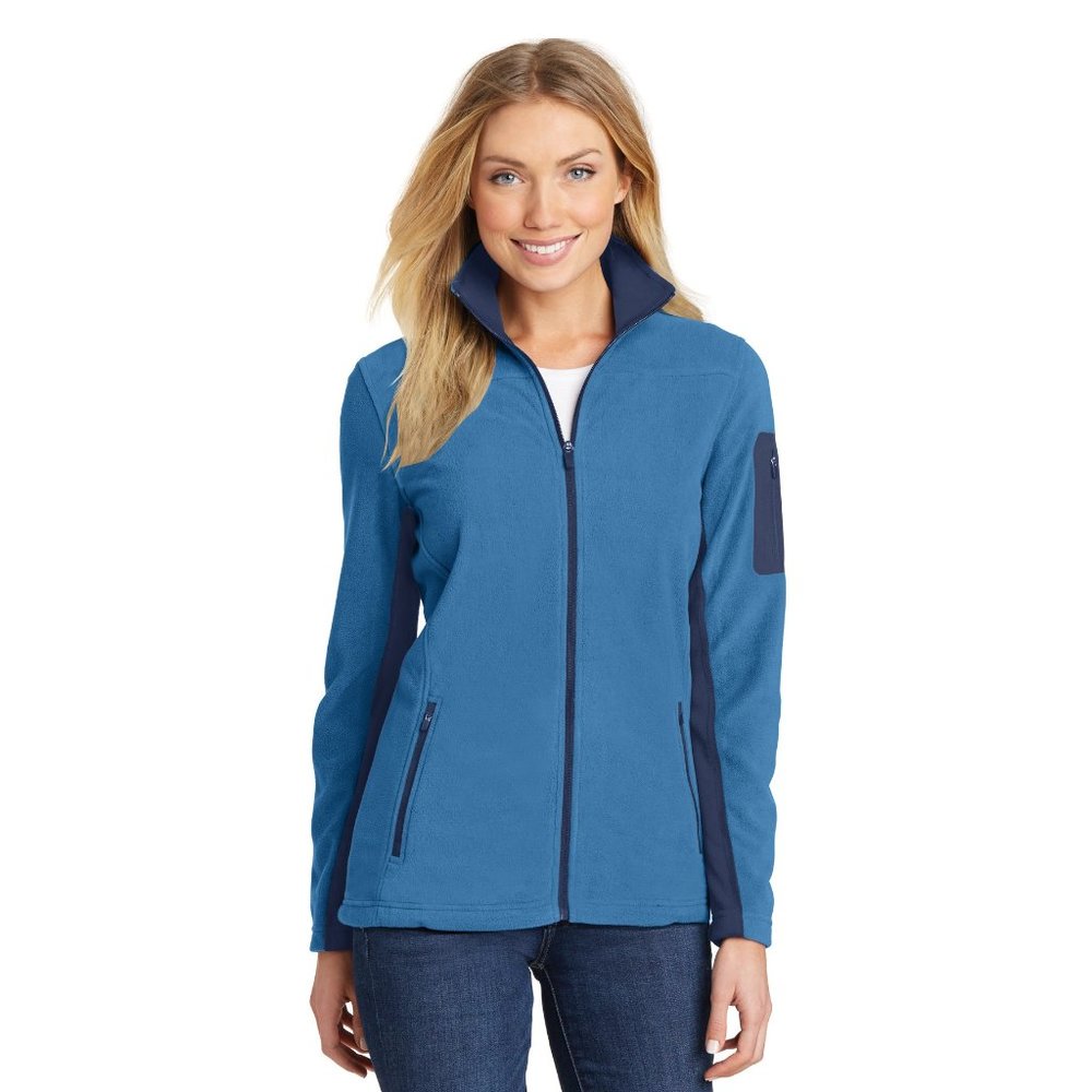 Port Authority Ladies Summit Fleece Full-Zip Jacket. L233 - Regal Blue